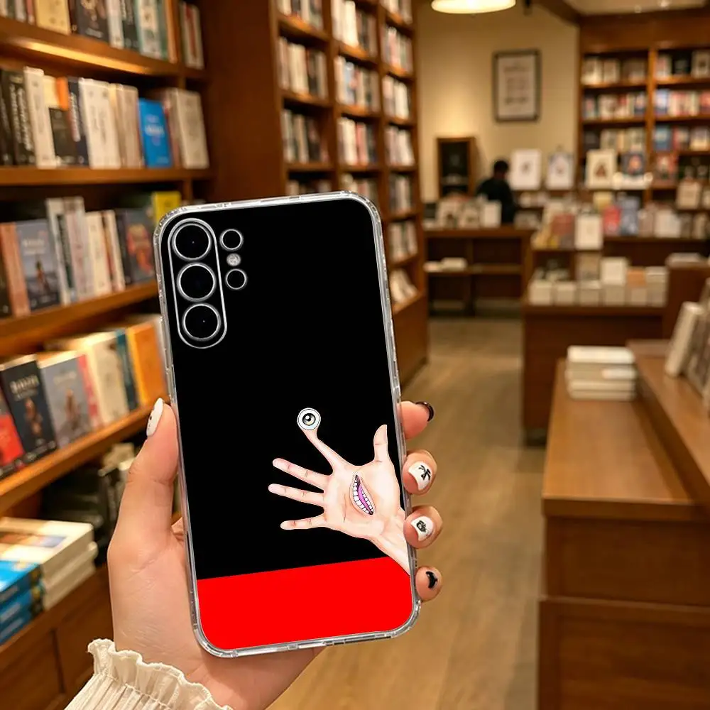 Anime P-Parasyte The M-Maxim  Clear Hard Phone Case For Samsung S25,24,23,22,21,10,9,Ultra,Plus,Lite Transparent Cover
