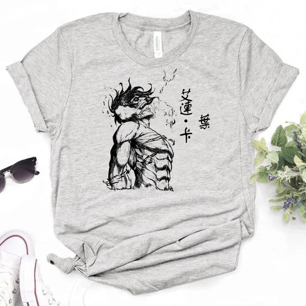 Attack on Titan t shirt women vintage 80s gyaru clearance sales dollette t shirt emo goth gothic