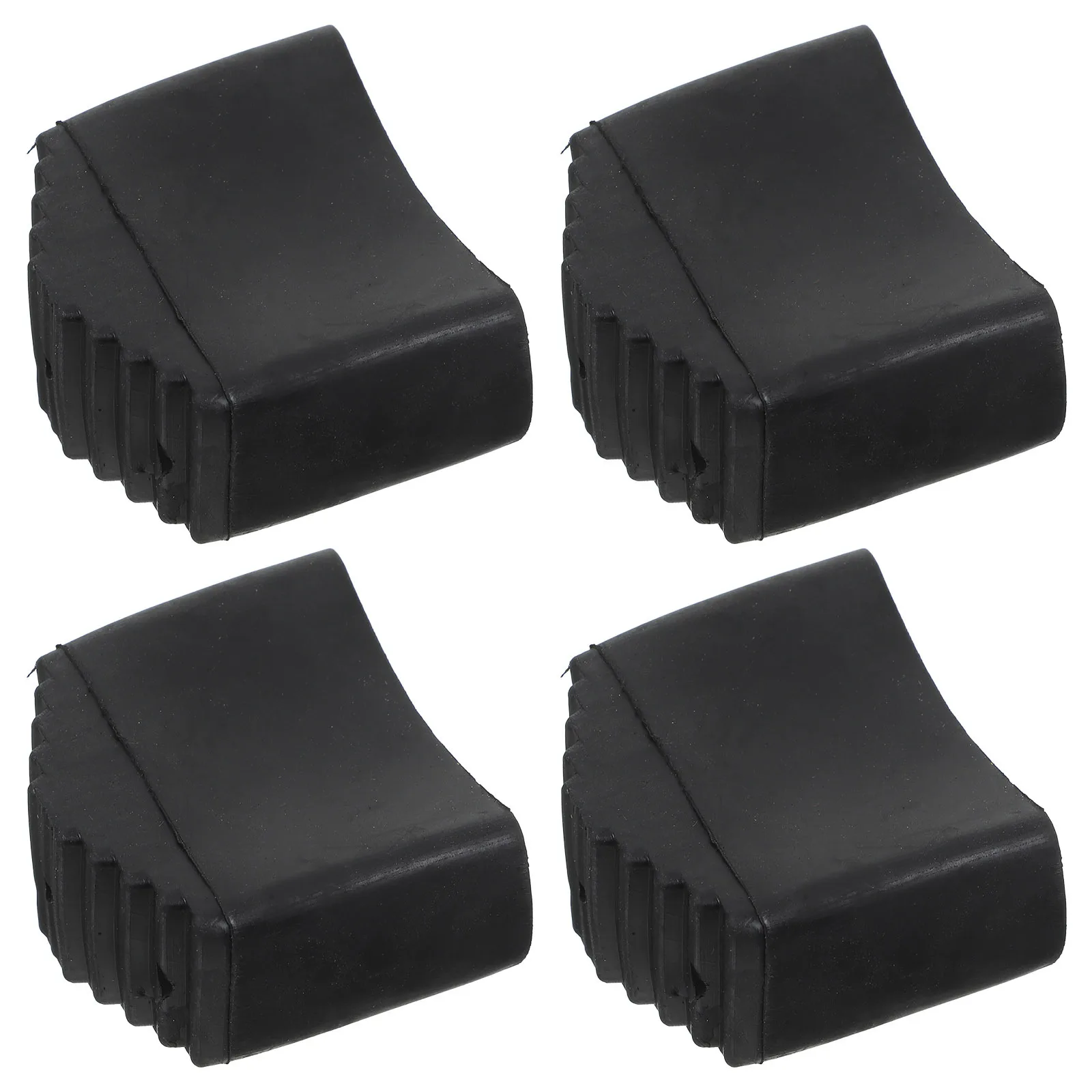 4Pcs Ladder Feet Protector Thicken Rubber Material Stable and Safe Multi-Function Ladder Accessory Home Accessory