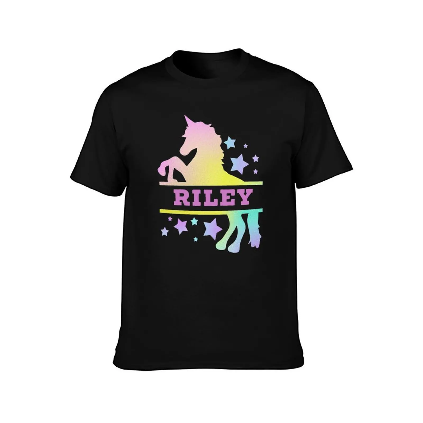 Riley unicorn lover gift idea T-Shirt Casual Loose Daily Wear T-Shirt