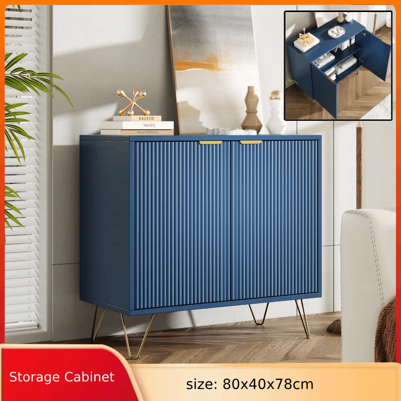 خزانة تخزين غرفة النوم من Anajqaqia، خزانة حديثة بباب مزدوج، 80 × 40 × 78 سم #1