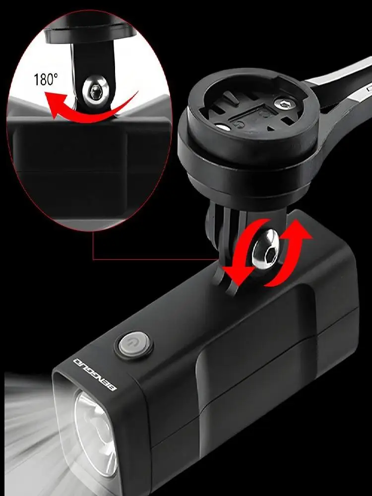 AliExpress NONE Portable Rechargeable Bike Headlight USB LED Bicycle Lamp Easy Installation Ultra Bright Flashlight for Outdoor Riding