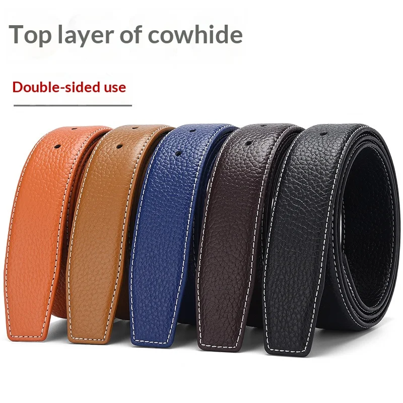 

Ремень мужской из натуральной кожи класса люкс 2026 – двусторонний, из высококачественной телячьей кожи, ширина 3,8 см