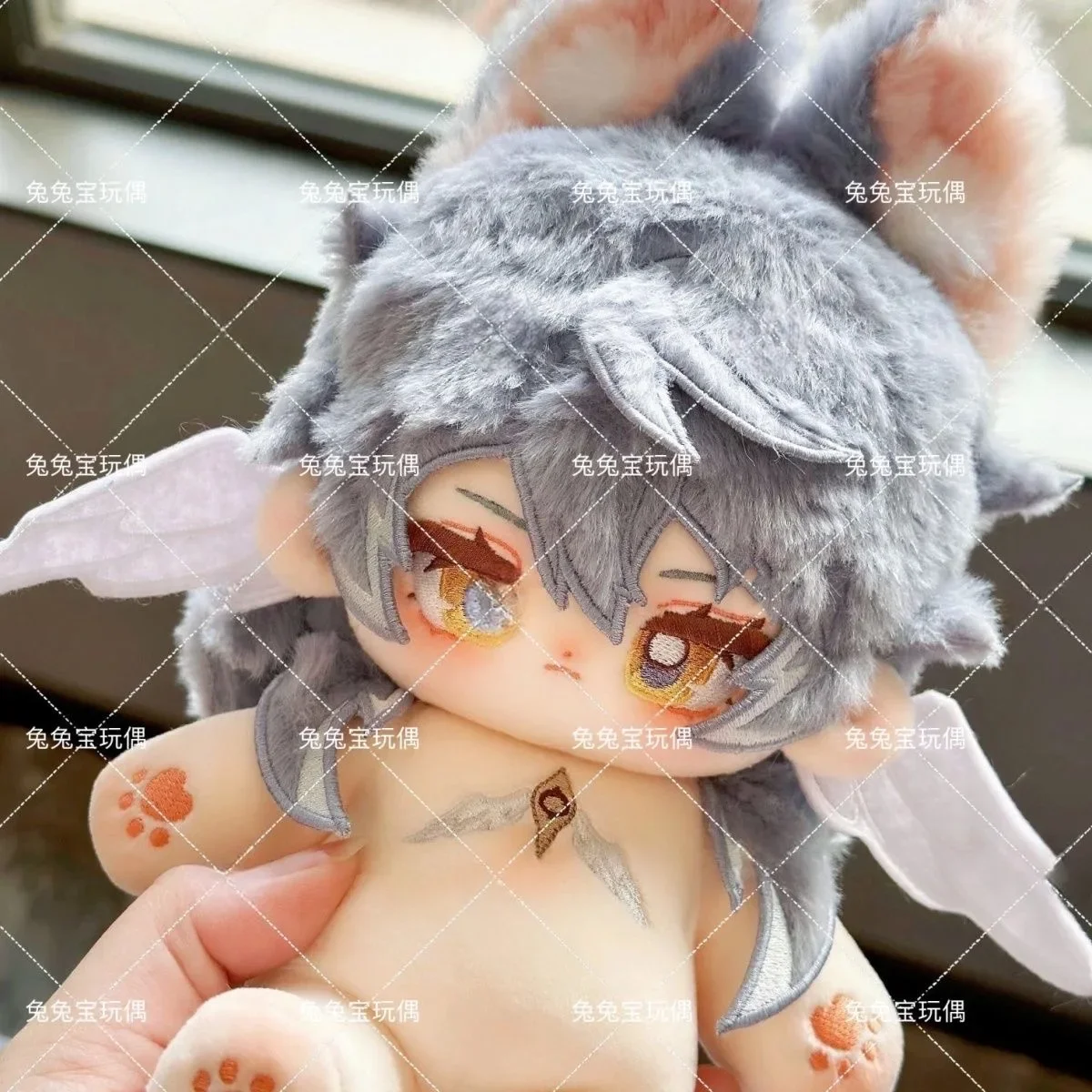 Game Honkai: Star Rail Sunday Monster Ear Cosplay Soft Plush Doll Body Dress Up Cotton Stuffed Toys Dolls 20cm Mascot Gift