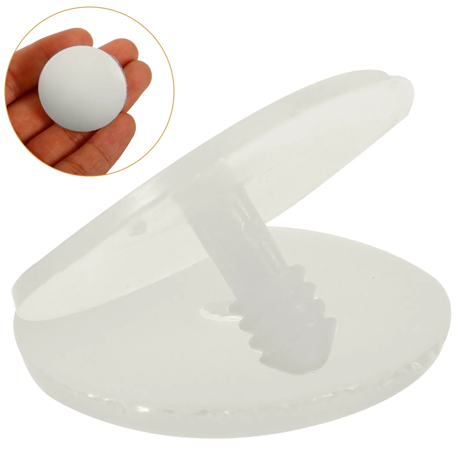 

50Set Premium Plastic Joint Components for Moveable Figure Making Flexible 360 Degree Rotation Craft Accessories 35Mm White