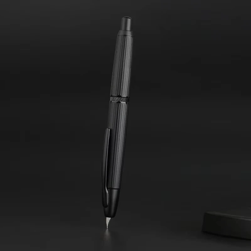 

MAJOHN A1 Engraved Metal Pen EF 0.4mm - Retractable Fountain Pen Minimalist Gift for Writing Enthusiasts