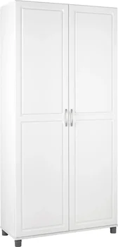 Image Kendall 36" Utility Storage Cabinet - White