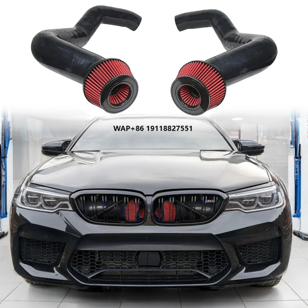 

For 2018+ F90 G90 M5 2019+ F91 F92 F93 M8 2020+ G30 M550i S63 N63 V8 4.4TT Front Mount Air Intake Cold Air Intake System