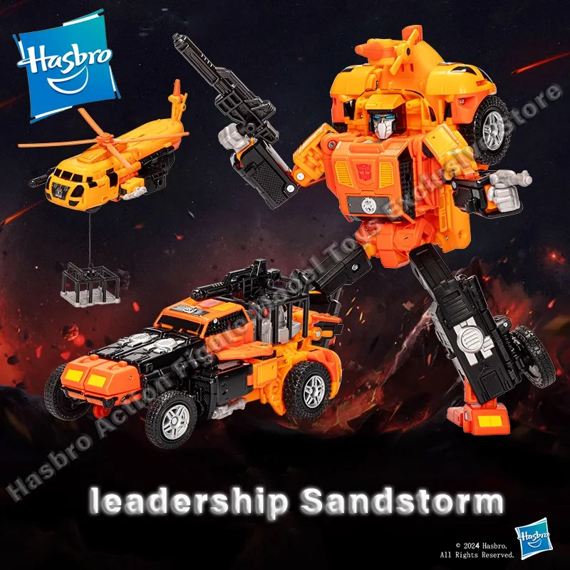 New Product in Stock Hasbro Transformers Leader Sandstorm Action Figures Model Toys Collectible Transformable Robot Model Gift