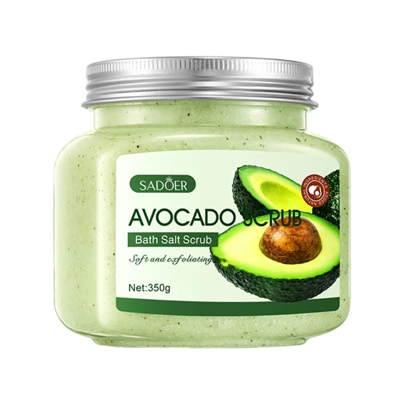 SADOER Scrub corpo sale da bagno alla frutta Scrub da bagno per pelle pulita per donna