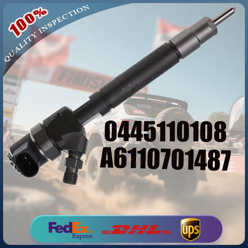 

Fuel Injector for Mercedes-Benz Sprinter 208 308 311 313 408 OM611 OM612 Engine 0445110108 A6110701487 Auto Part