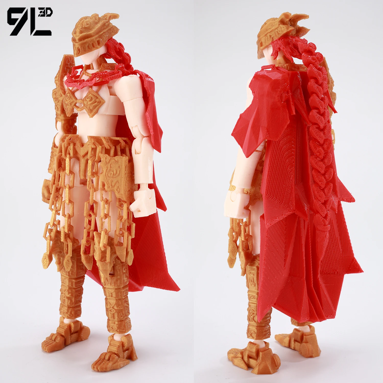 9L3D Printe Games  Series Lucky13 Dummy13 Anime Girl Figure Model Movable Joints Collectible Desktop Decoration Model Toys Gifts - view 5