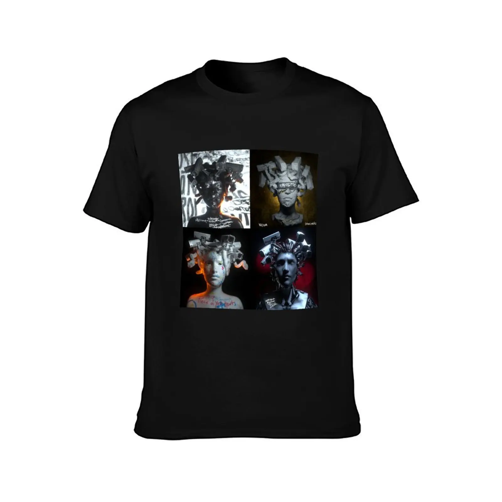 Meduza Album Collage T-Shirt Sporty Casual Quick Dry T-Shirt