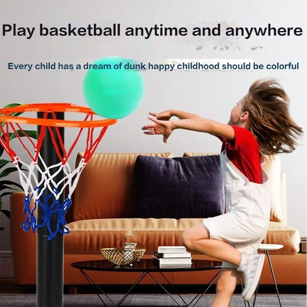 

Party Decorations Foam Silent Basketball Easy to Grip Low Noise Indoor Training Ball Squeezable Lightweight Bouncing Basketball
