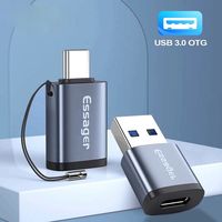 Adapter Micro to Type-C Transfer Adapter Male to Female Type-C to USB USB C Adapter OTG Connector U Disk Reader USB Converter