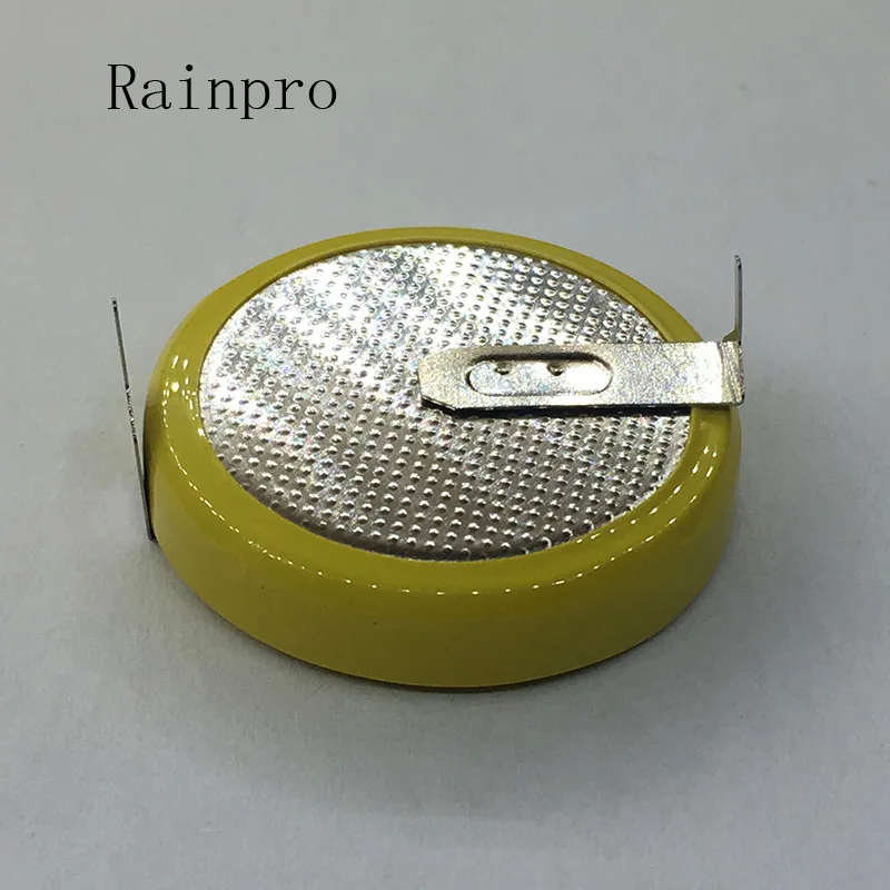5PCS/LOT LIR2450 Horizontal Welding Foot Battery 3.6V Rechargeable Coin Cell Battery Charging 2450