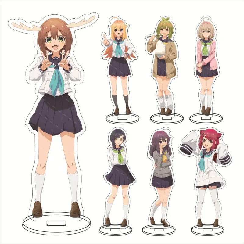 Anime My Deer Friend Nokotan Noko Shikanoko Acrylic Stand Figure Display Cosplay Charm Model Plate key chain