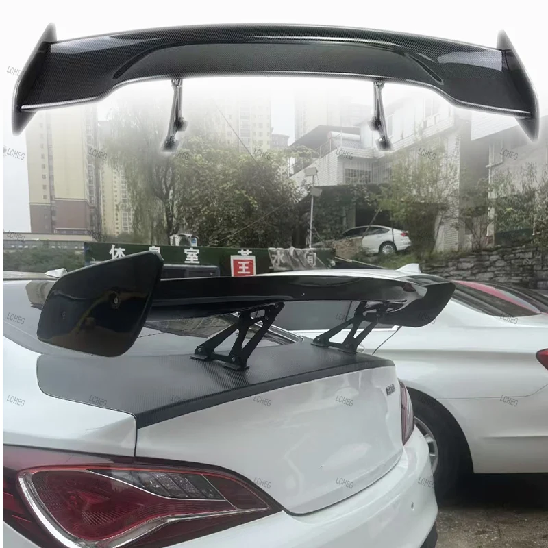 Convient pour Hyundai Genesis Coupe 2009-2012 spoiler GT style ABS matériau non peint couleur spoiler de toit accessoires automobiles
