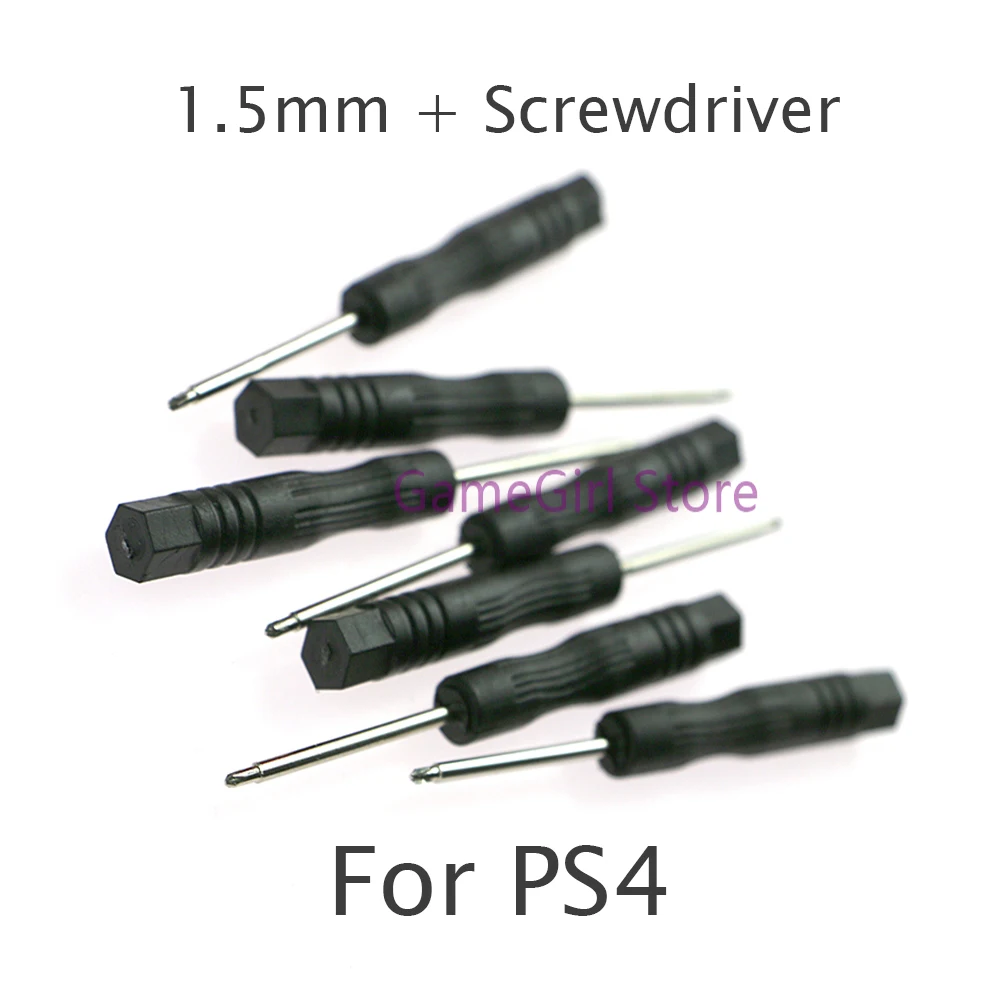 

150pcs 1.5mm + Cross Screwdriver Black Repair Tool for PS4 PSP PSV NDSi NDSIXL 3DS 3DSXL LL Console