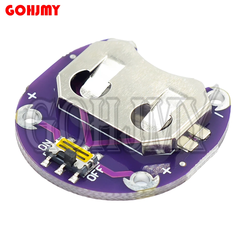 LilyPad Coin Cell Battery Holder CR2032 Battery Mount Module for arduino DIY KIT