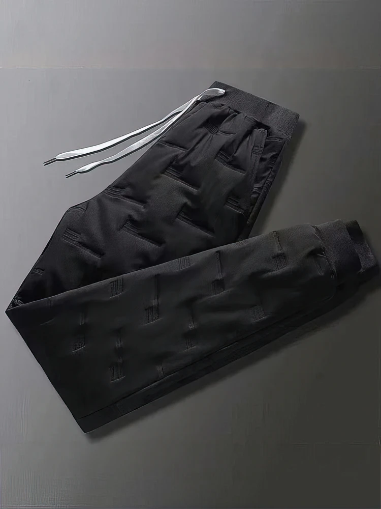 Outdoor Winter Verdicken Warme Hosen Männer Wasserdichte Gepolsterte Baumwolle Jogger Hosen Casual Sport Jogginghose Thermische Hosen Leichte – Detail 2