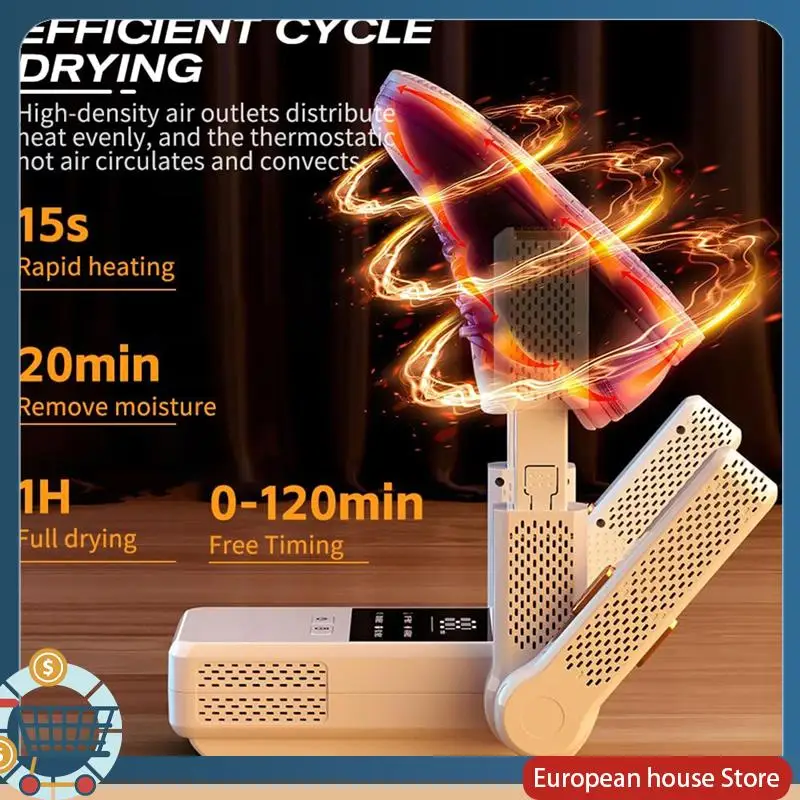 ABFA Dual-Use UV Purification And Deodorization Intelligent Home Shoe Dryer Dry And Wet Shoe Warmer EU Plug