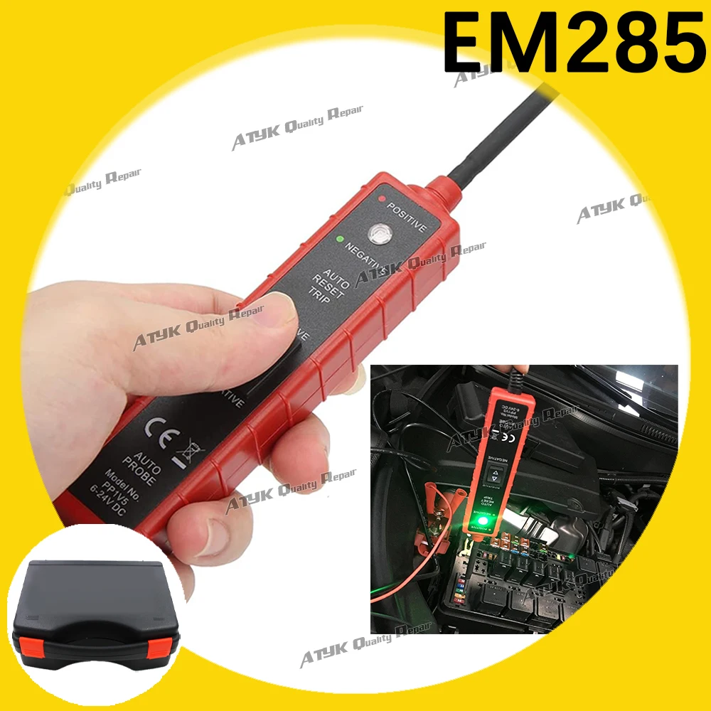 EM285 6-24V DC Automotive Multi-function Drive Test Pen auto repair Car Electrical System Tester tuning Electric Circuit Tester