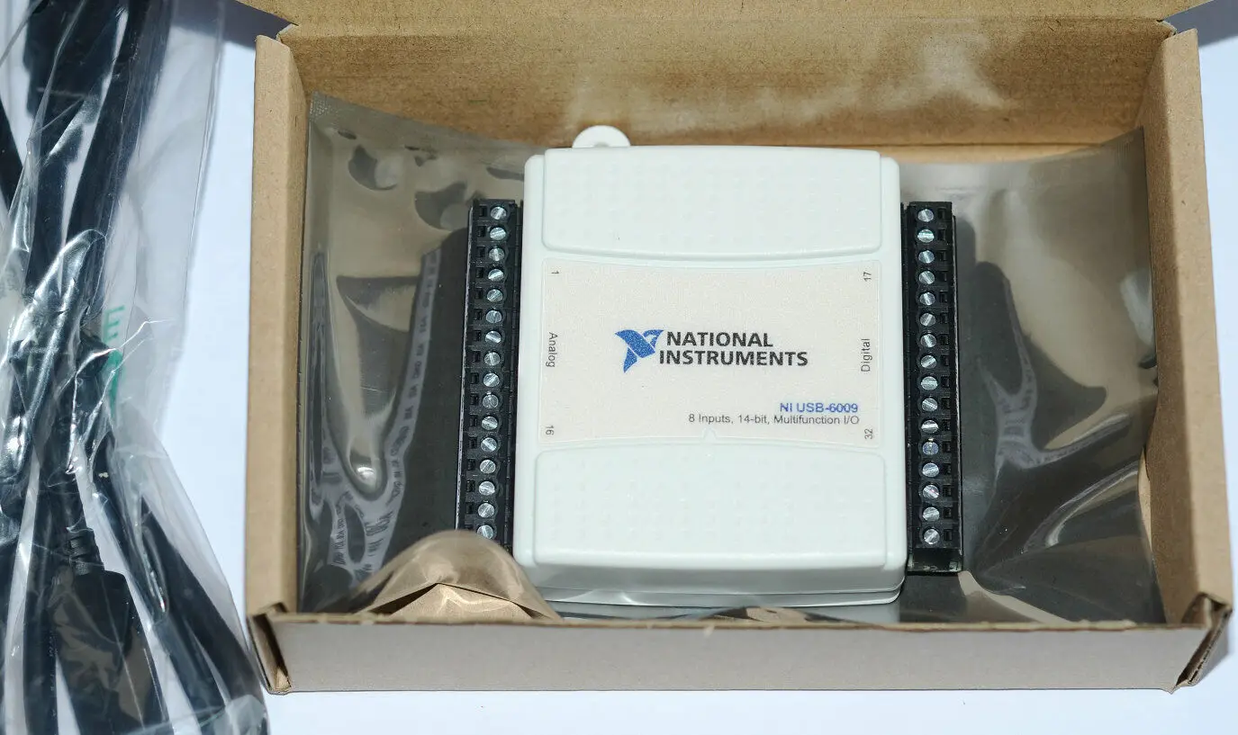 In Box National Instruments NI USB-6009 Data Acquisition Card, NI DAQ, Multifunction 779026-01