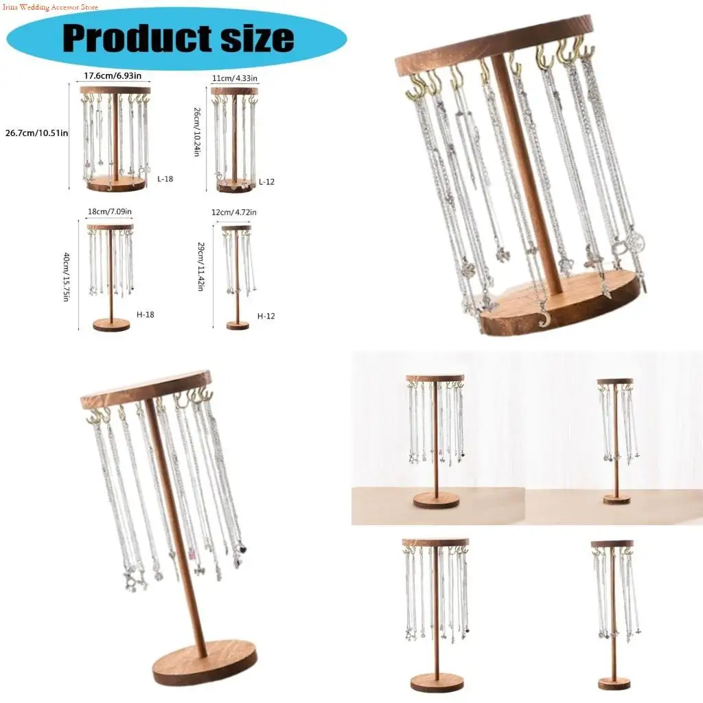 

G92D Multefuntional Jewelry Display Bracelet Stand, показывающий держатель деревянный текстура