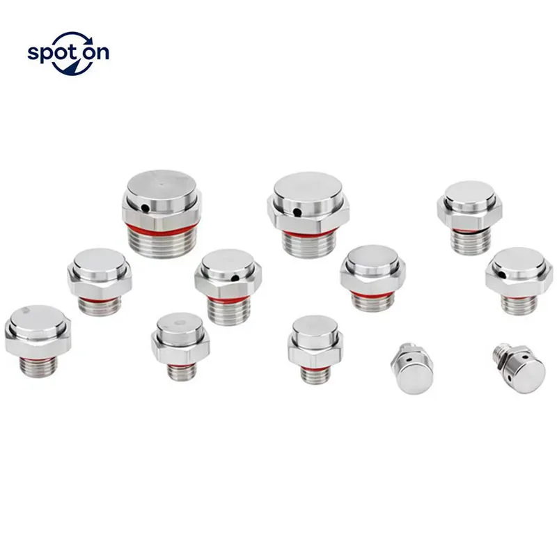 304 Stainless Steel Waterproof Vent Plug M5M8M10M12IM20 Automatic Venting Breather Valve Heat Dissipation Pressure Relief Valve