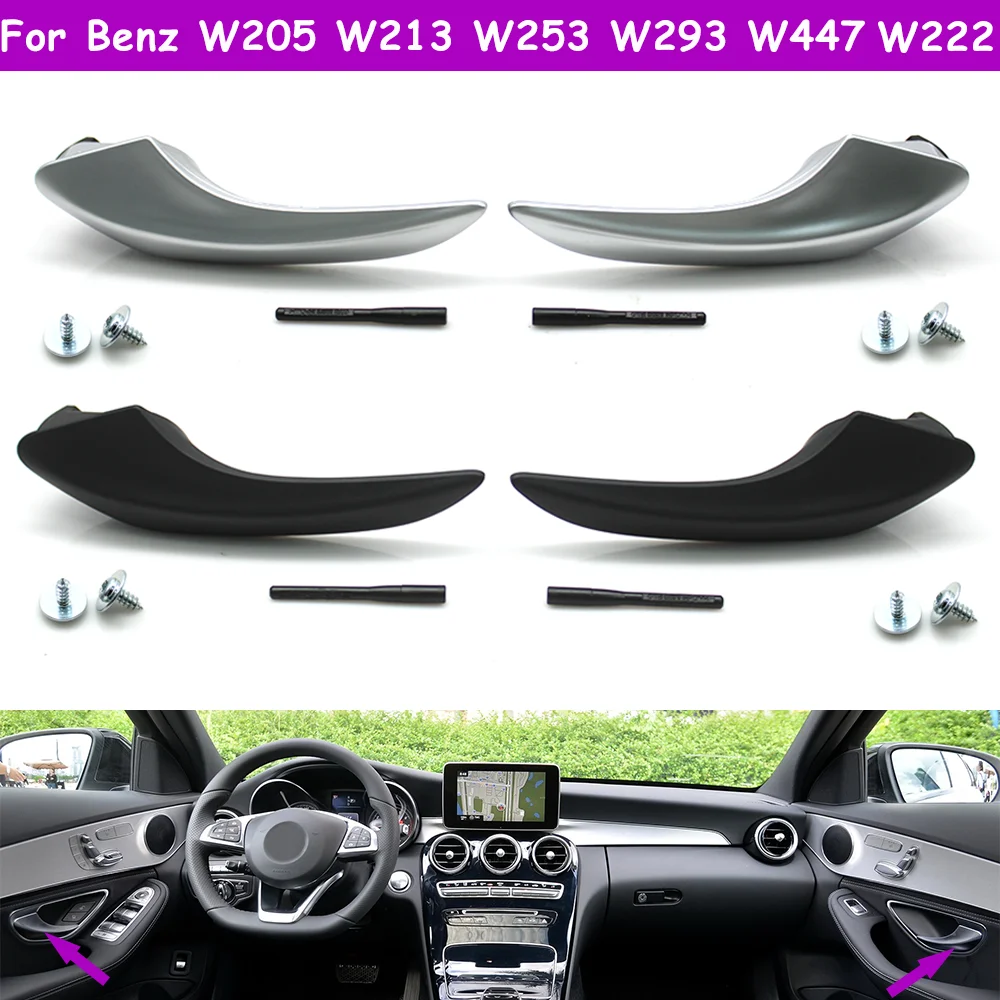 W205 W213 W222 W253 W293 W447 W448 Car Front Rear Left Right Door Opening Pull Handle For Benz C E S GLC EQC VITO 2014-2023