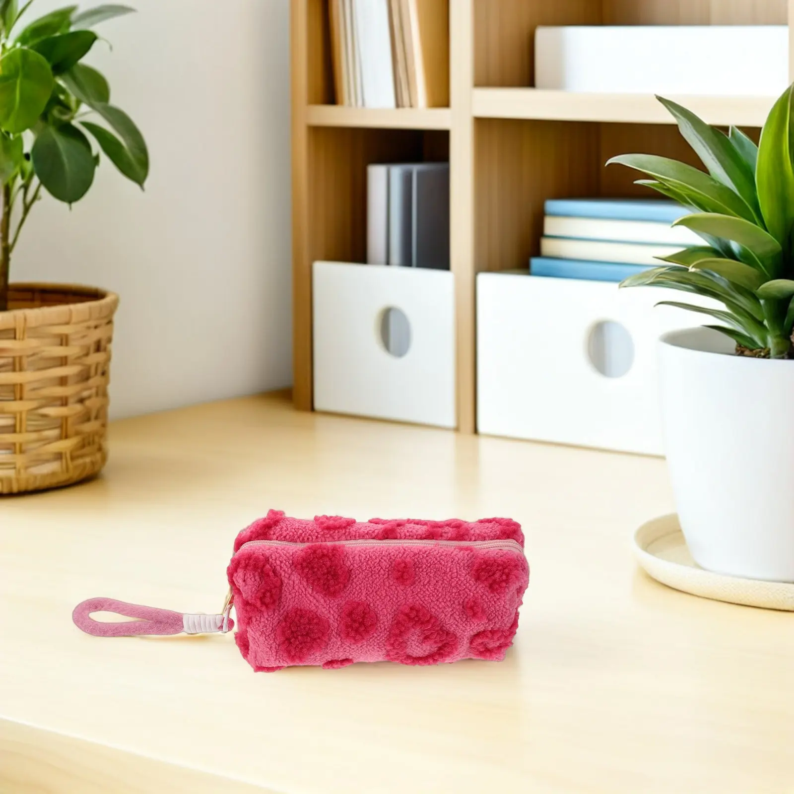 Kawaii Heart Design Pencil Case Large Capacity Student Stationery Pouch Cute Aesthetic Pen Organizer Bag Zipper Makeup Storage