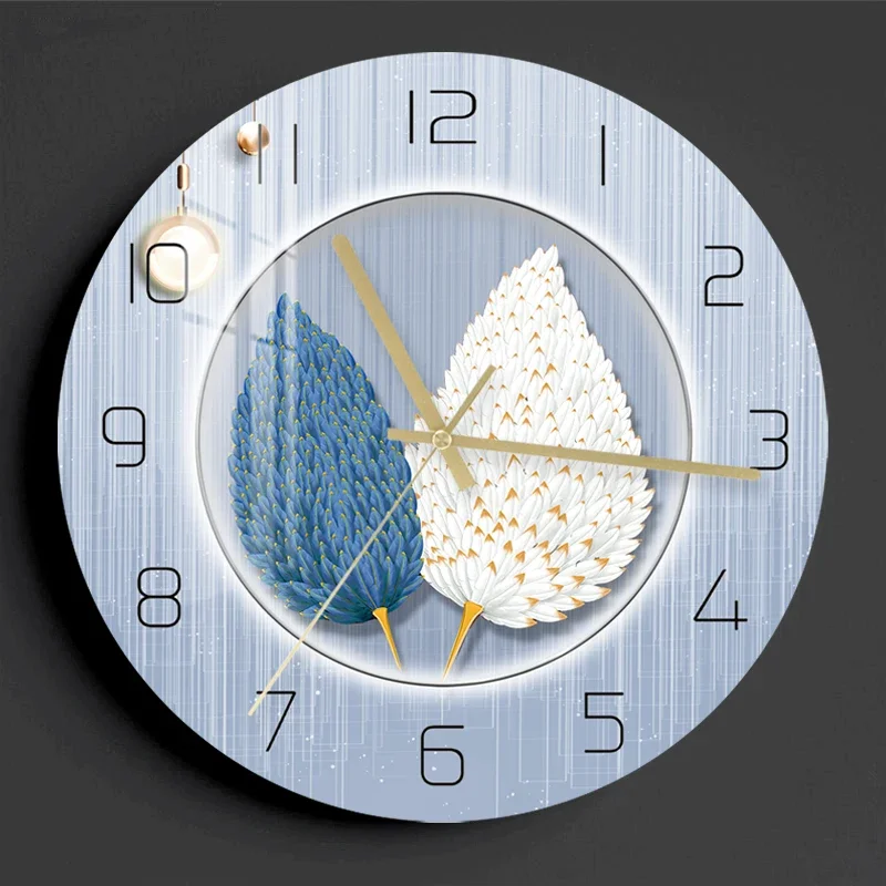 Luxury Silent Wall Clocks Creative Minimalist Restaurant Fashion Wall Watch Art Mural Living Room Home Decoration