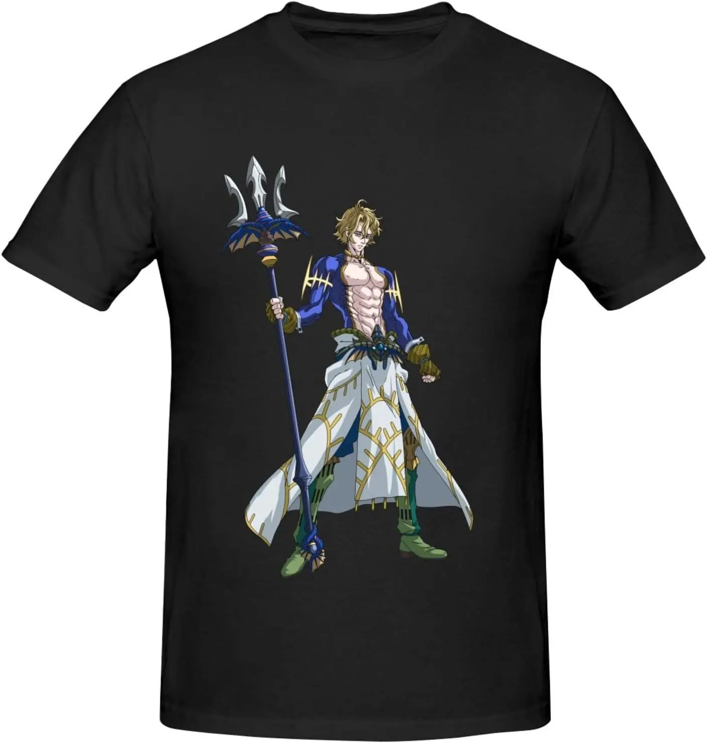 Record Anime of Ragnarok Shirt Men's Breathable Custom Cotton Short Sleeve Tshirt Fashion Casual Tops Tees Black