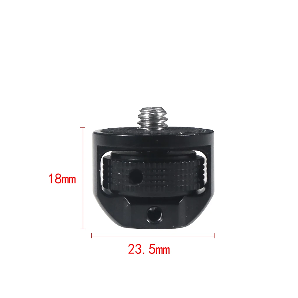 Magnetischer Action-Kamera-Käfig für DJI Action 2 Dual-Screen Vollkäfig mit Cold-Shoe-Halterung, 1/4 3/8 ARRI-Positionierungslöchern und Ladestation – Detail 31