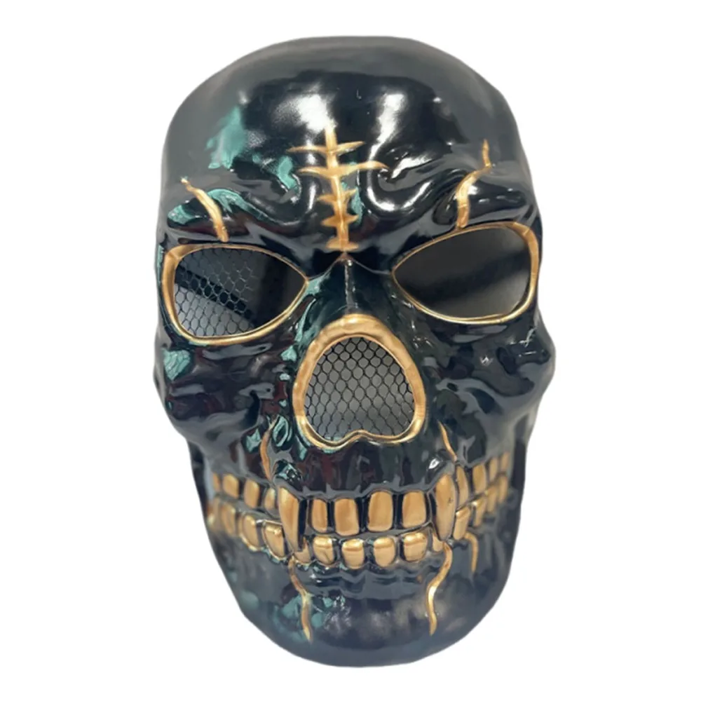 

Bloody Effect Moving Mouth Skull Mask Adjustable Realistic Halloween Skull Masks Spooky Full Face Halloween Cosplay Mask