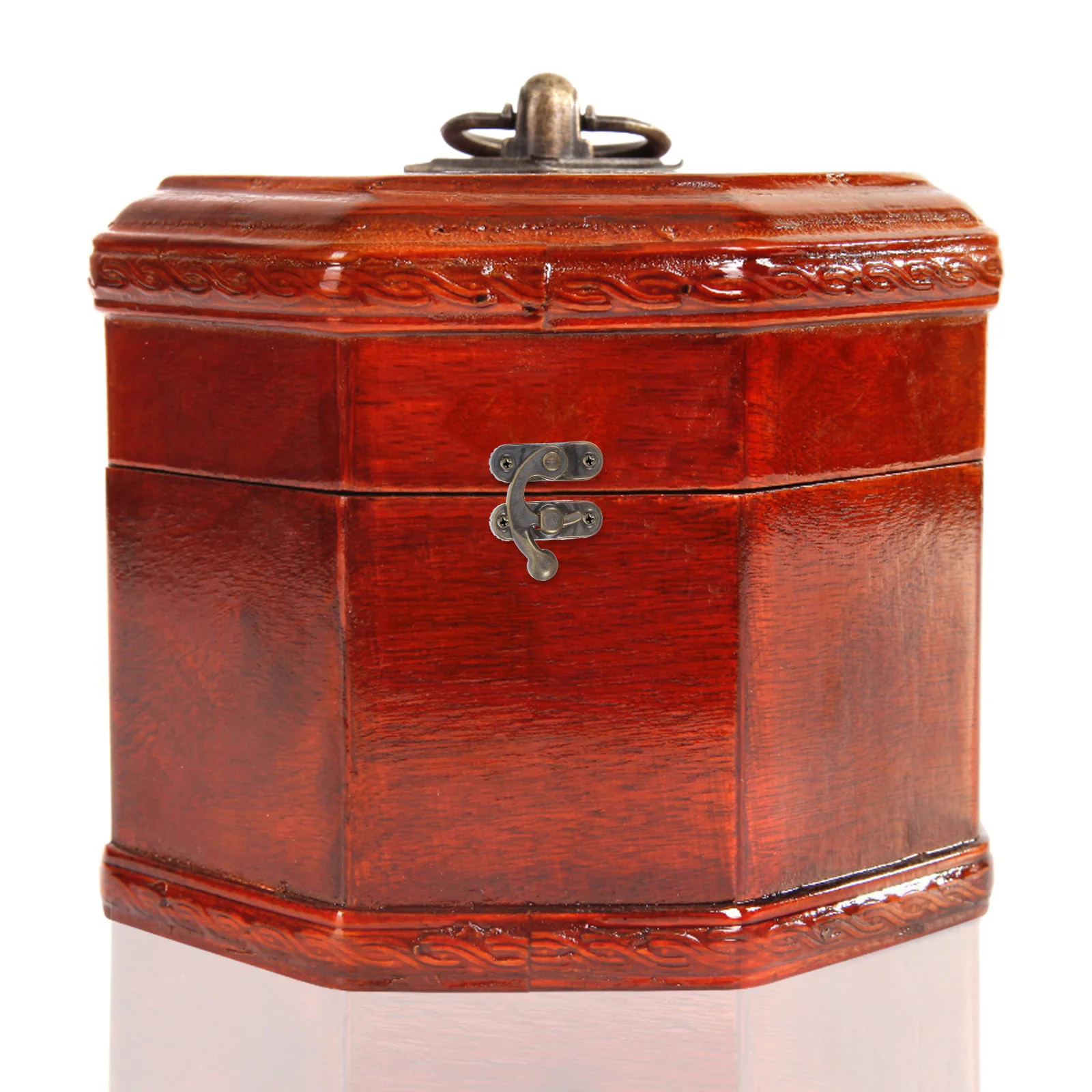 

6pcs Vintage Latch Hook Mini Catch Retro Swing Arm Clasp For Jewelry Cases Wooden Chests Toolboxes Cabinet Hardware