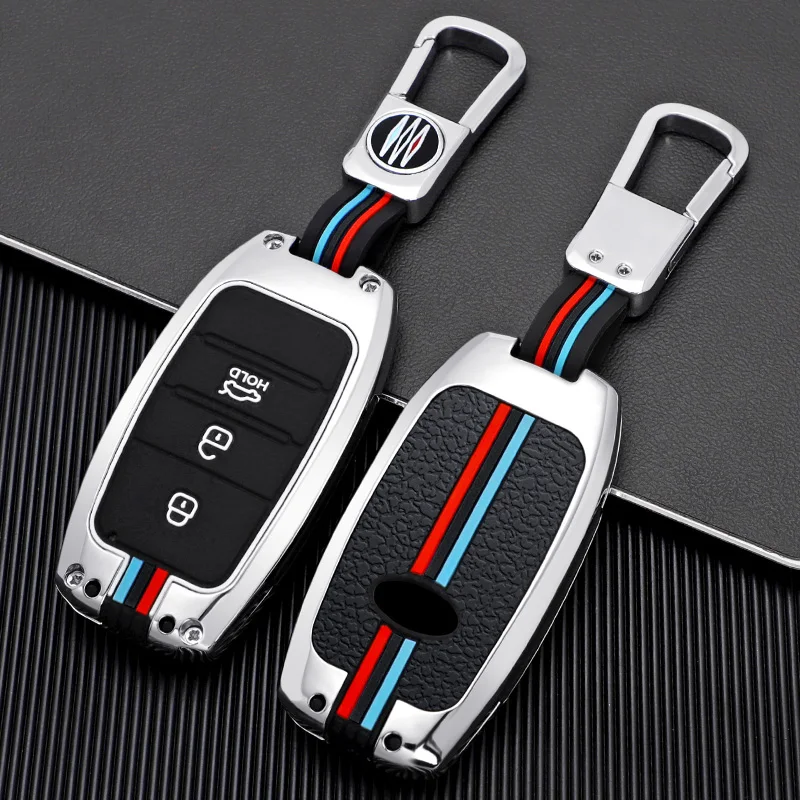 

Zinc Alloy + Silicone Car Key Case Cover for Kia Ceed Rio Rio5 Sportage R K3 KX3 K4 K5 Ceed Sorento Cerato Optima 2015 2016 2017