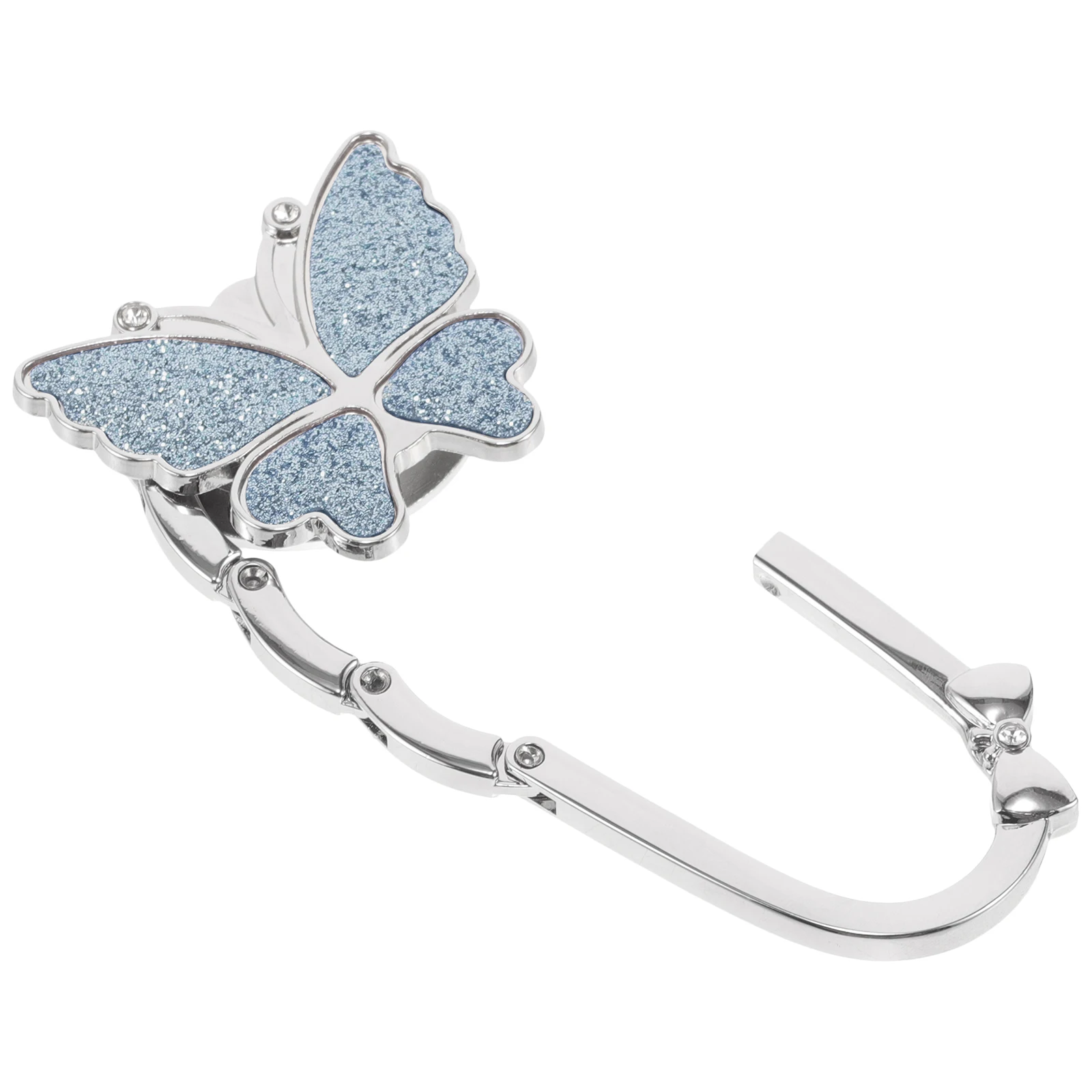 

Butterfly Bag Hook Hanger Matte White Foldable Office Desk Purse Holder Women Handbag Clasp Accessories Portable Table