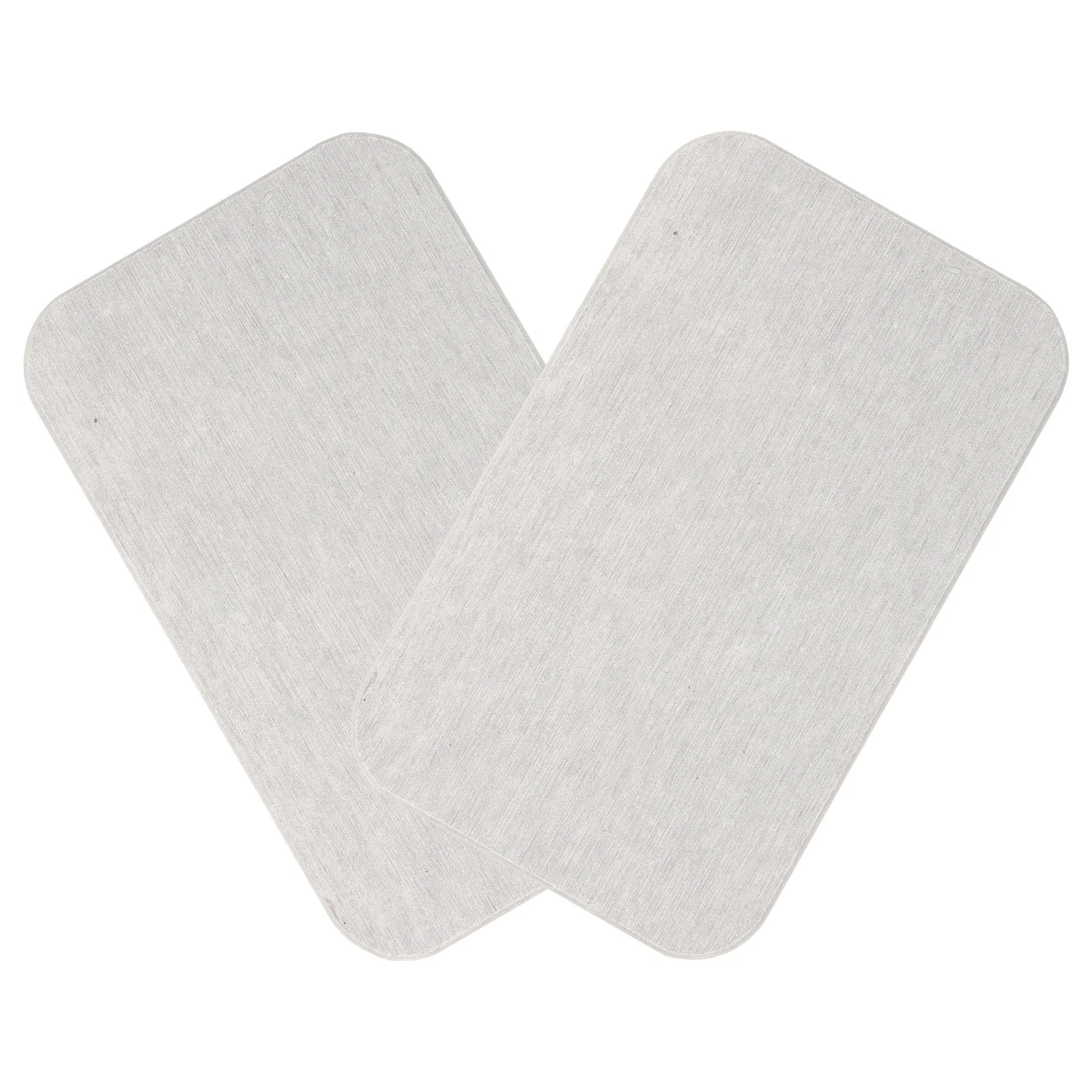 

2Pcs Antislip Diatomite Soap Holder Fast Drying Eco Friendly Bathroom Kitchen Accessories Grey Soap Dishes for Bathroom