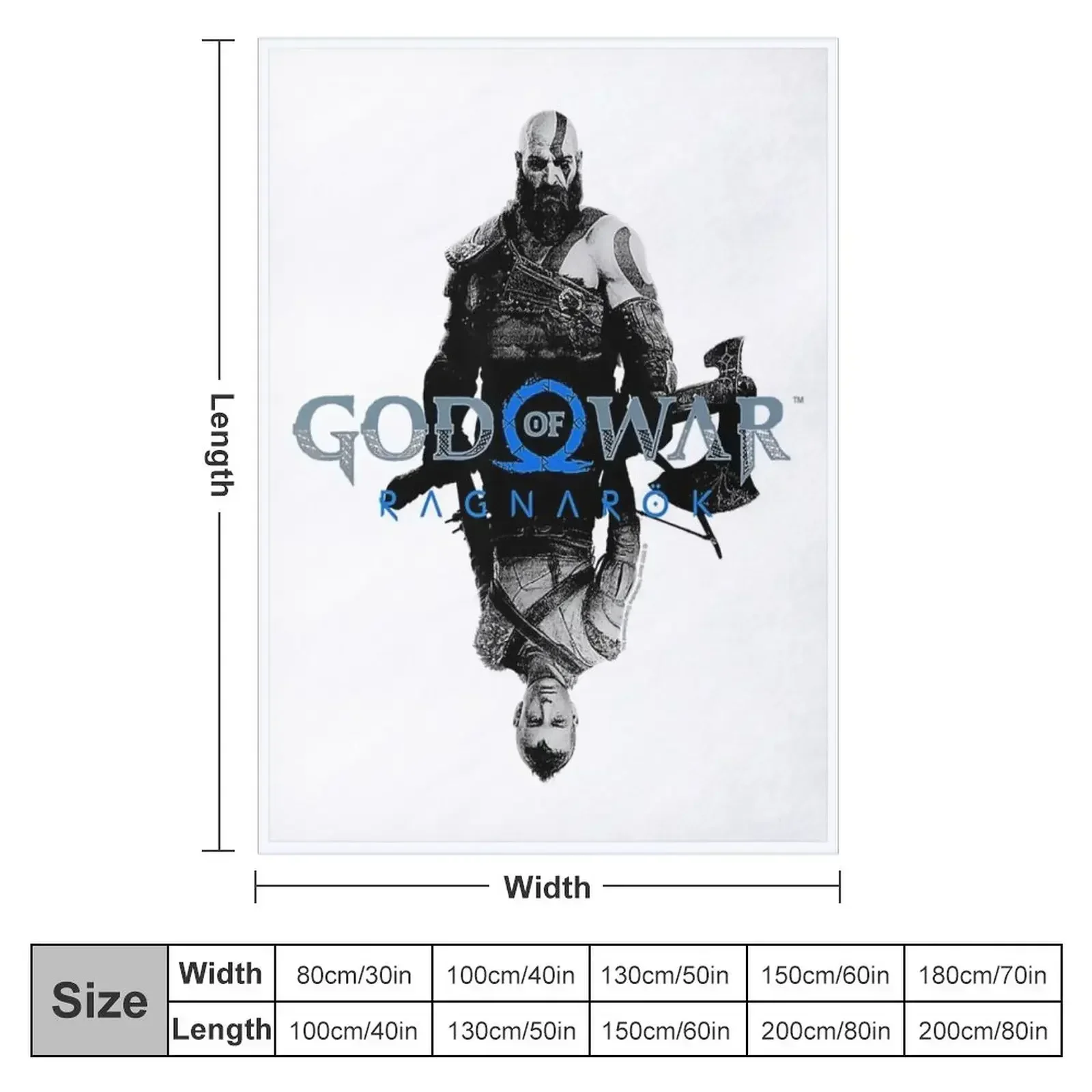 God of War_ Ragnarok Kratos and Atreus Throw Blanket Luxury Brand Bed covers Summer Decorative Sofa Blankets