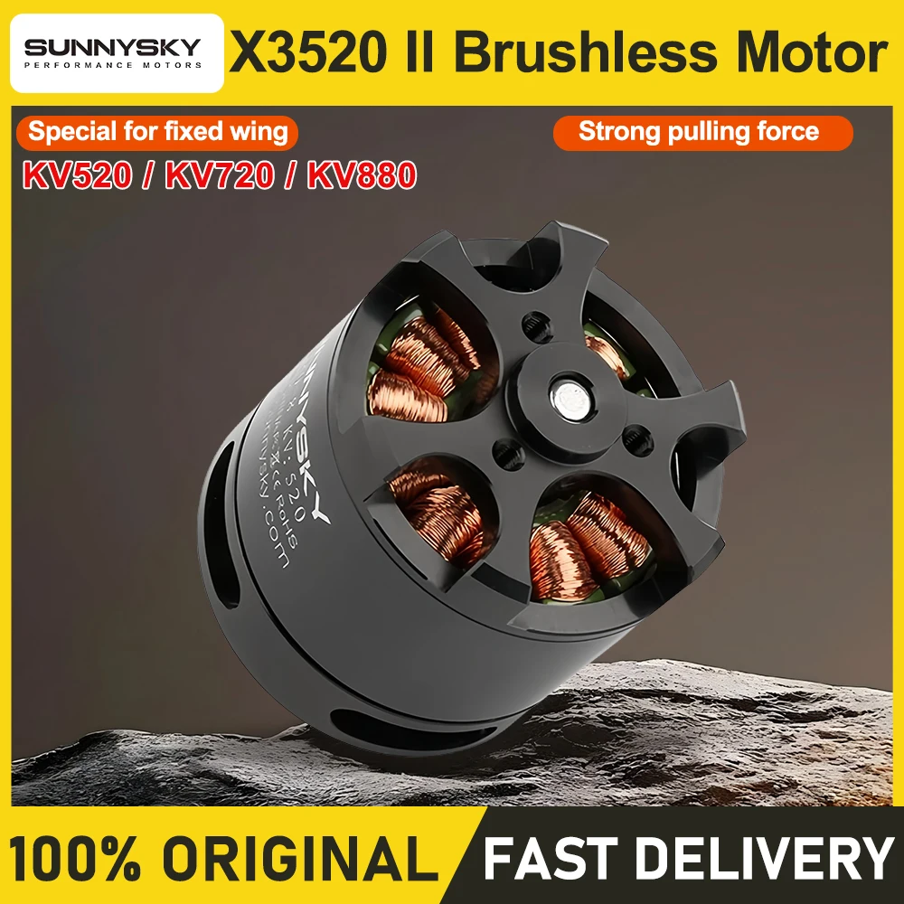 

Sunnysky X3520 II 520KV 720KV 880KV Двигатель для радиоуправляемых моделей FPV Квадрокоптер Мультикоптер Дрон