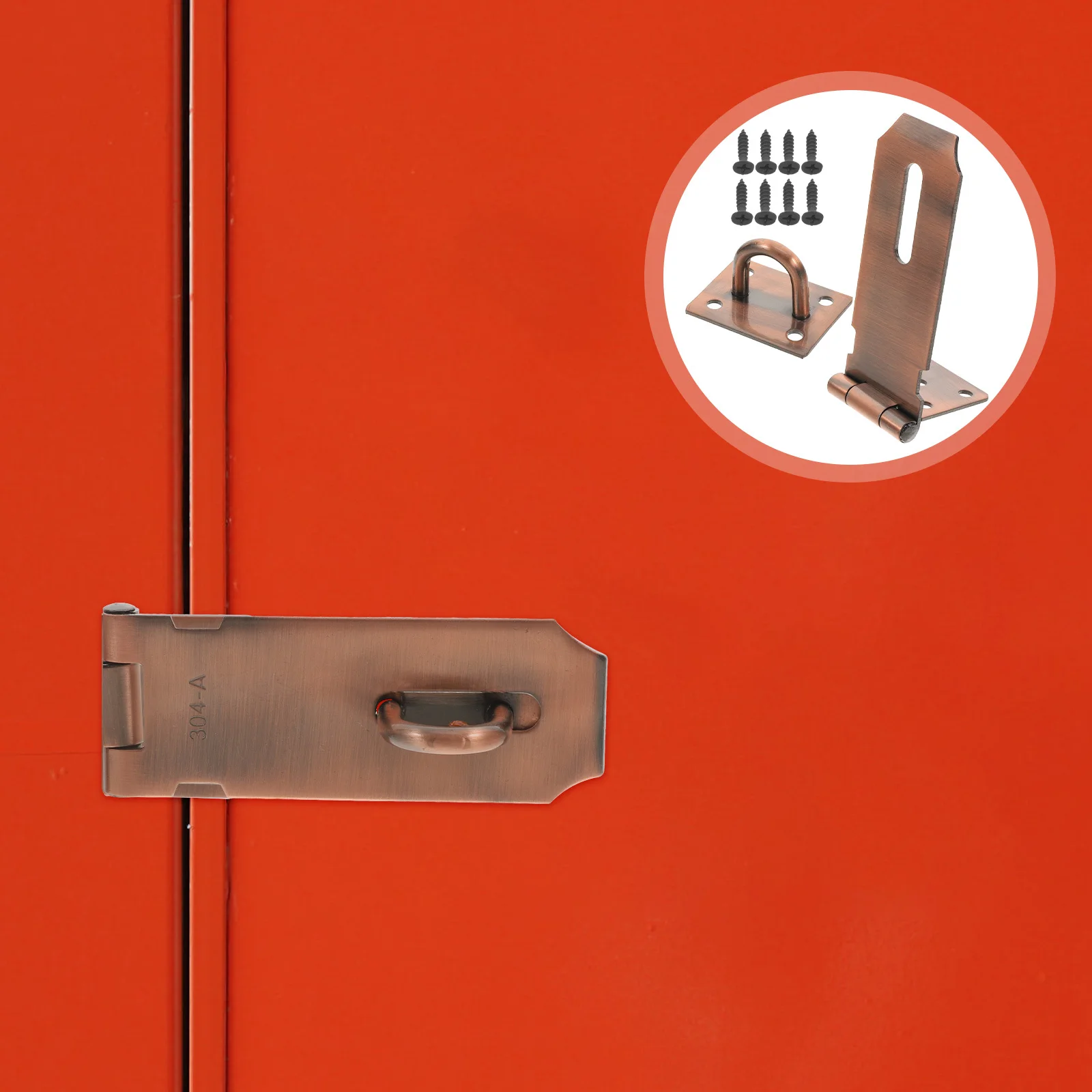 

Heavy Duty Stainless Steel Lock Hasp for Door Gate Shed Cabinet Locking Latch Security Hardware Padlock Hasp Lock for Shed