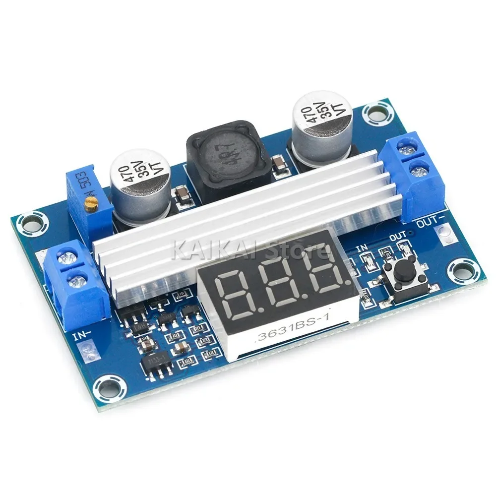 DC DC-DC 3~35V to 3.5~35V LTC1871 Booster step up Step-up module Converter Regulated Power Supply+VoltMeter