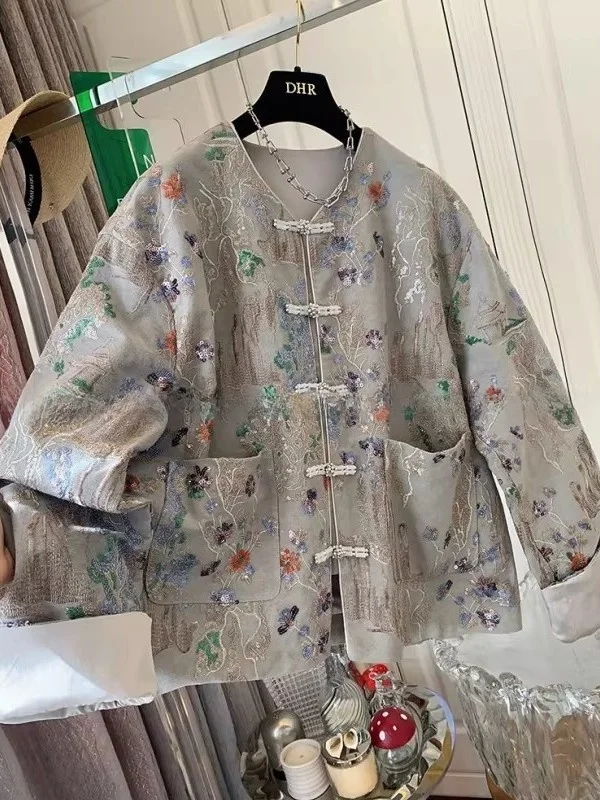 

plus Size 300 Pou New Chinese Sle Premium Denim Jaet Men Women Spring Autumn Loose Top Youthful Energy Casual Outerwear