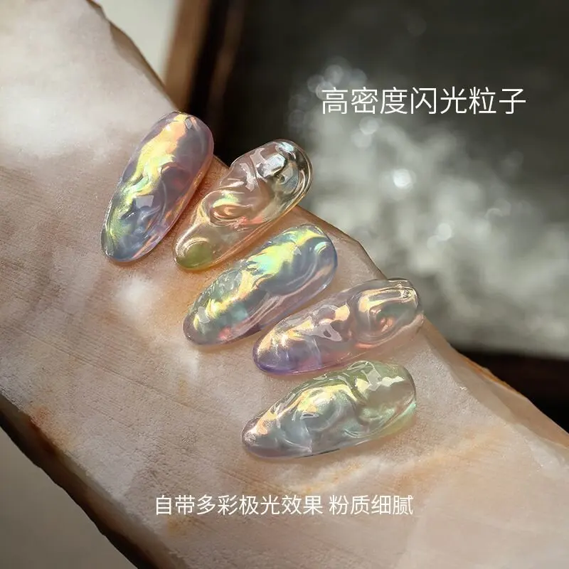 Luftkissen Japanisches Einhorn Neonpuder Menschenfischpuder Macaron Magischer Spiegelpuder Aurora Glitzer 0,8g – Detail 9