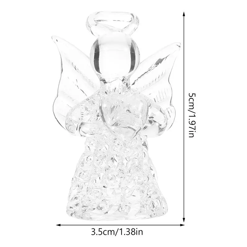 Angel Hanging Ornaments Ornament Design Decor Crystal Guardian Figurine Christmas Angels Adornment Clear Tree Car Pendant Charm