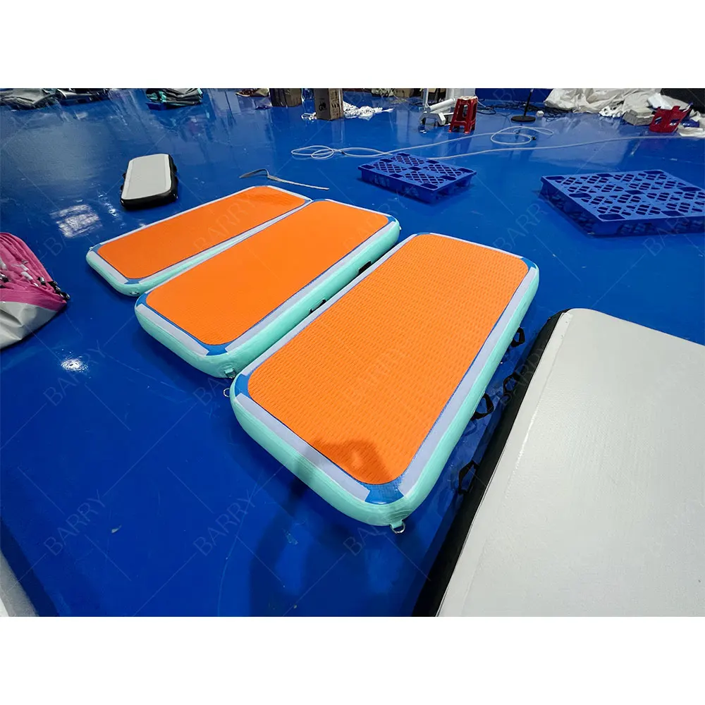 

Custom 3X2M Inflatable Platform Jet Ski Dock With Stainless Floating Inflatable Dock Platform
