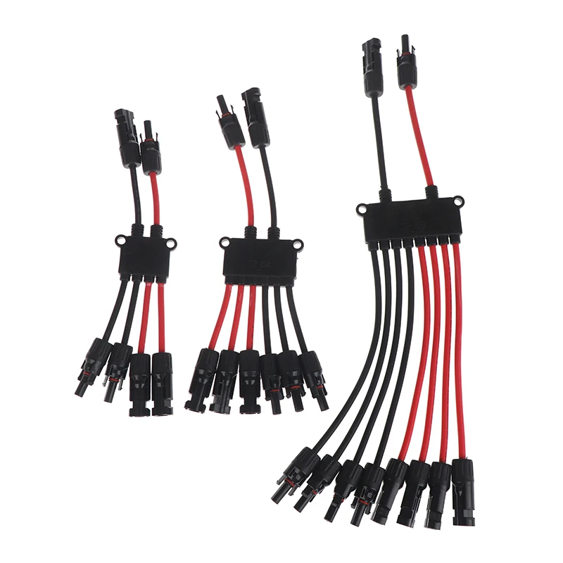 

2 To 4/6/8 Y Branch P Solar Connectors For Solar Panels Tool-Free Connectors Splitter For Boat And RV