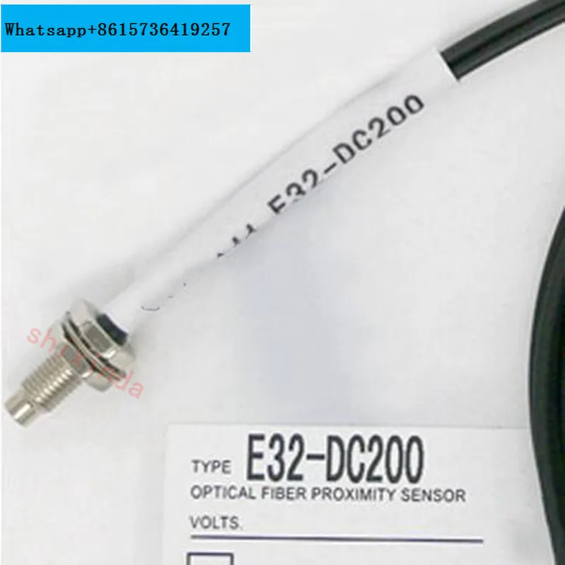 

5pcs E32-ZD200 DC200 M6 Diffuse Reflection 2m Line Optical Fiber Sensor Optical Fiber Amplifier Line